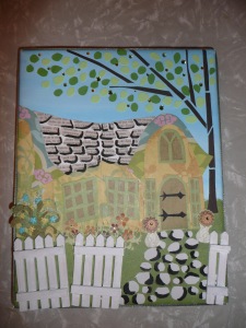 Mixed Media Cottage: Spring